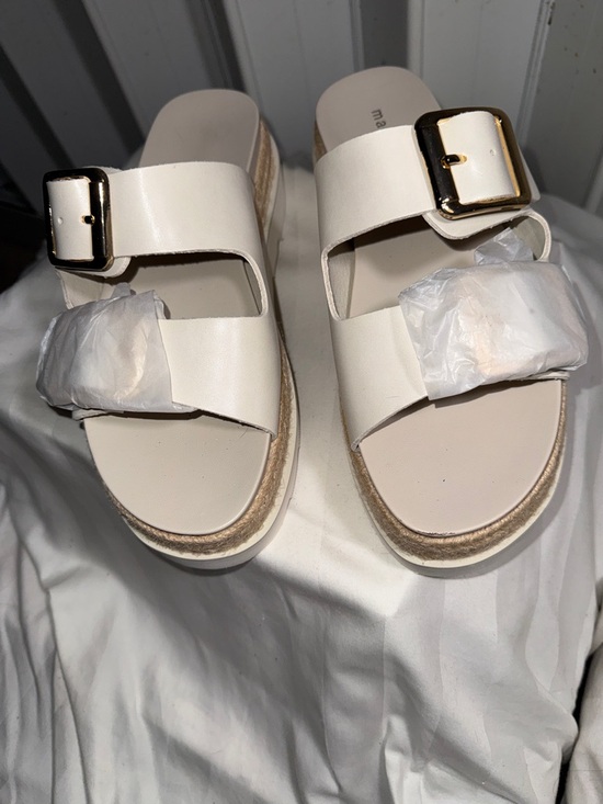 Madden Girl Shoes - NWOT - Madden Girl Mythical Platform Sandals. Bone Color. Size: 8.5